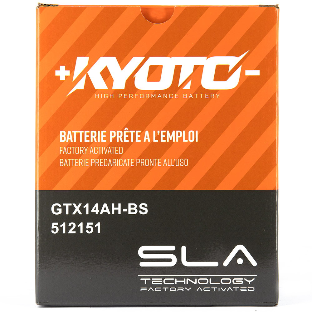 Batterie Kyoto GTX14AH-BS SLA AGM - vue 2