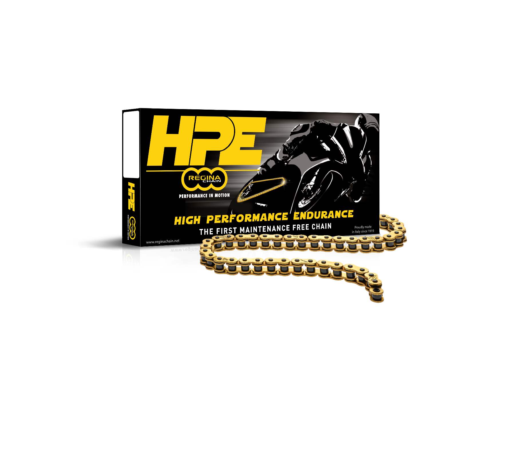Chaîne Regina 525-HPE 122 maillons avec joints toriques