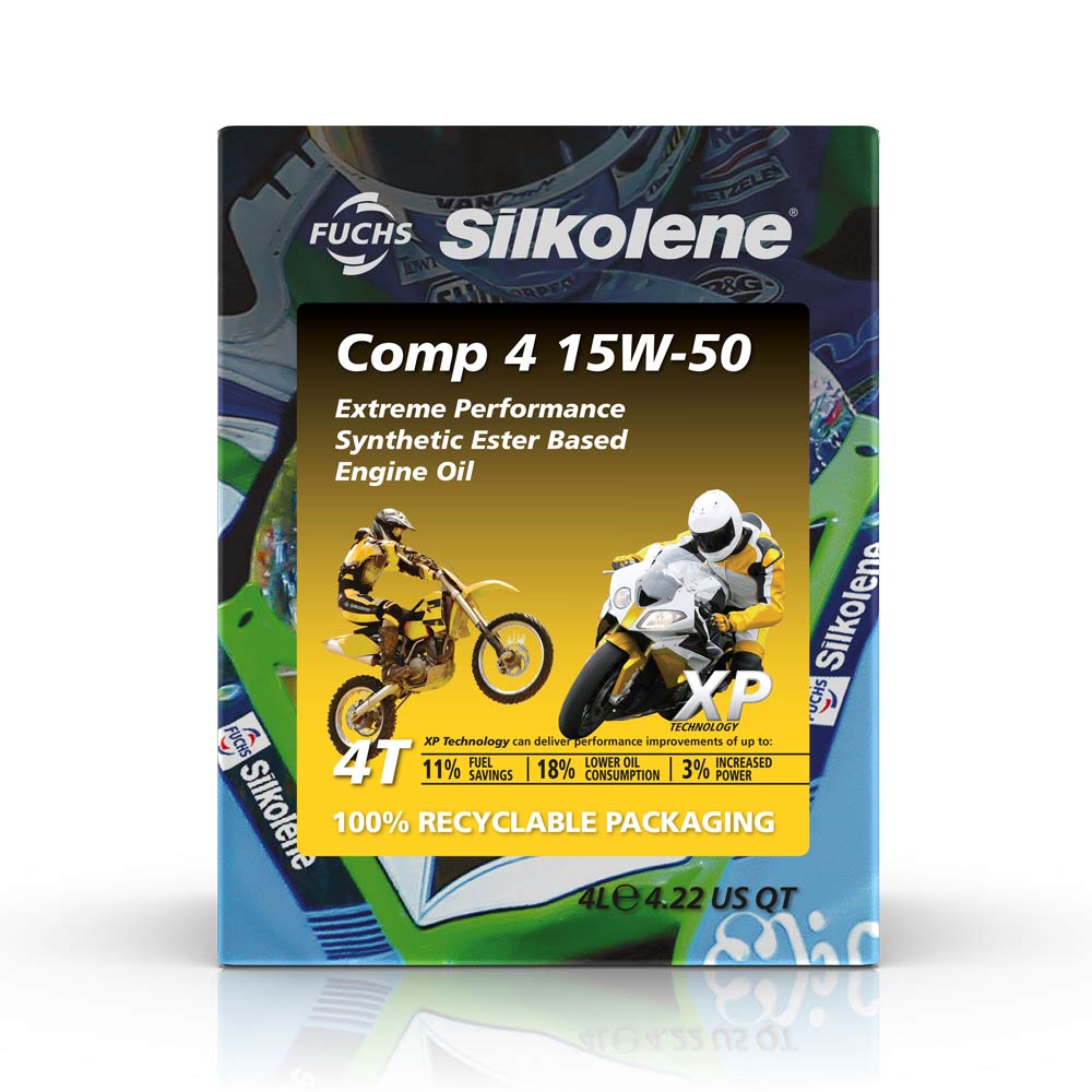 Silkolene COMP 4 15W50 XP - Huile moteur 4T 4L
