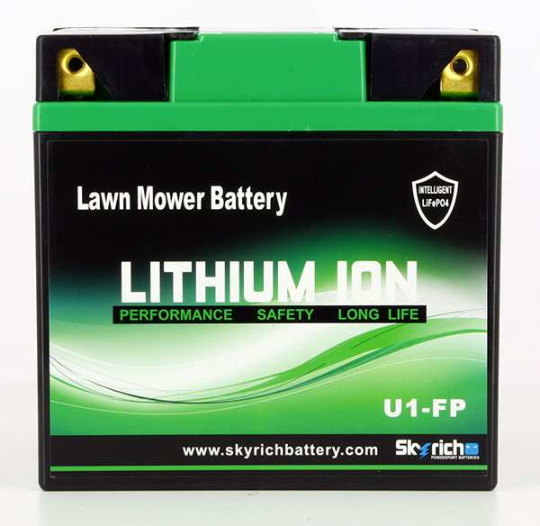 Batterie Lithium Skyrich U1/U1R Motoculture 4 bornes avec bouton ON/OFF - vue 2