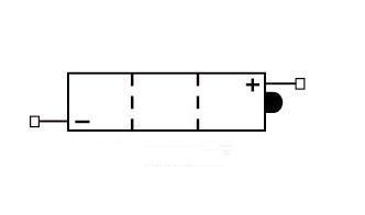 Batterie Kyoto 6N4B-2A conventionnelle avec entretien - Pack acide inclus - vue 2