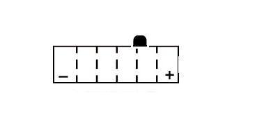 Batterie Kyoto YB7C-A conventionnelle avec entretien - livrée avec pack acide - vue 2