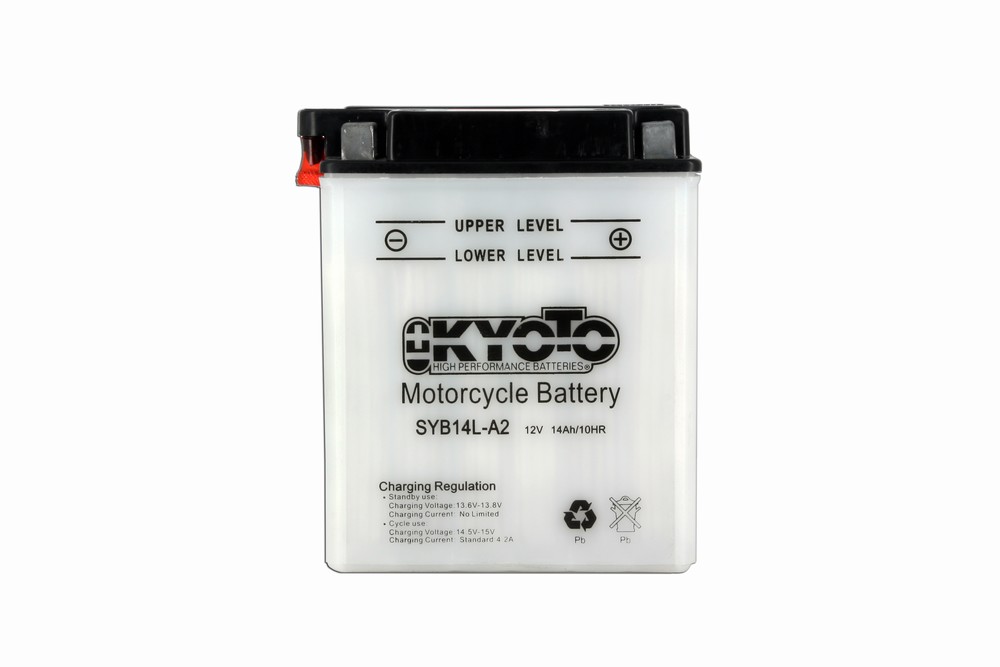 Batterie Kyoto SYB14L-A2 conventionnelle avec entretien - Pack acide inclus