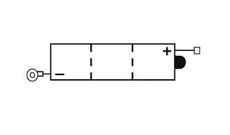 Batterie Yuasa 6N4-2A-5 conventionnelle avec entretien - vue 2