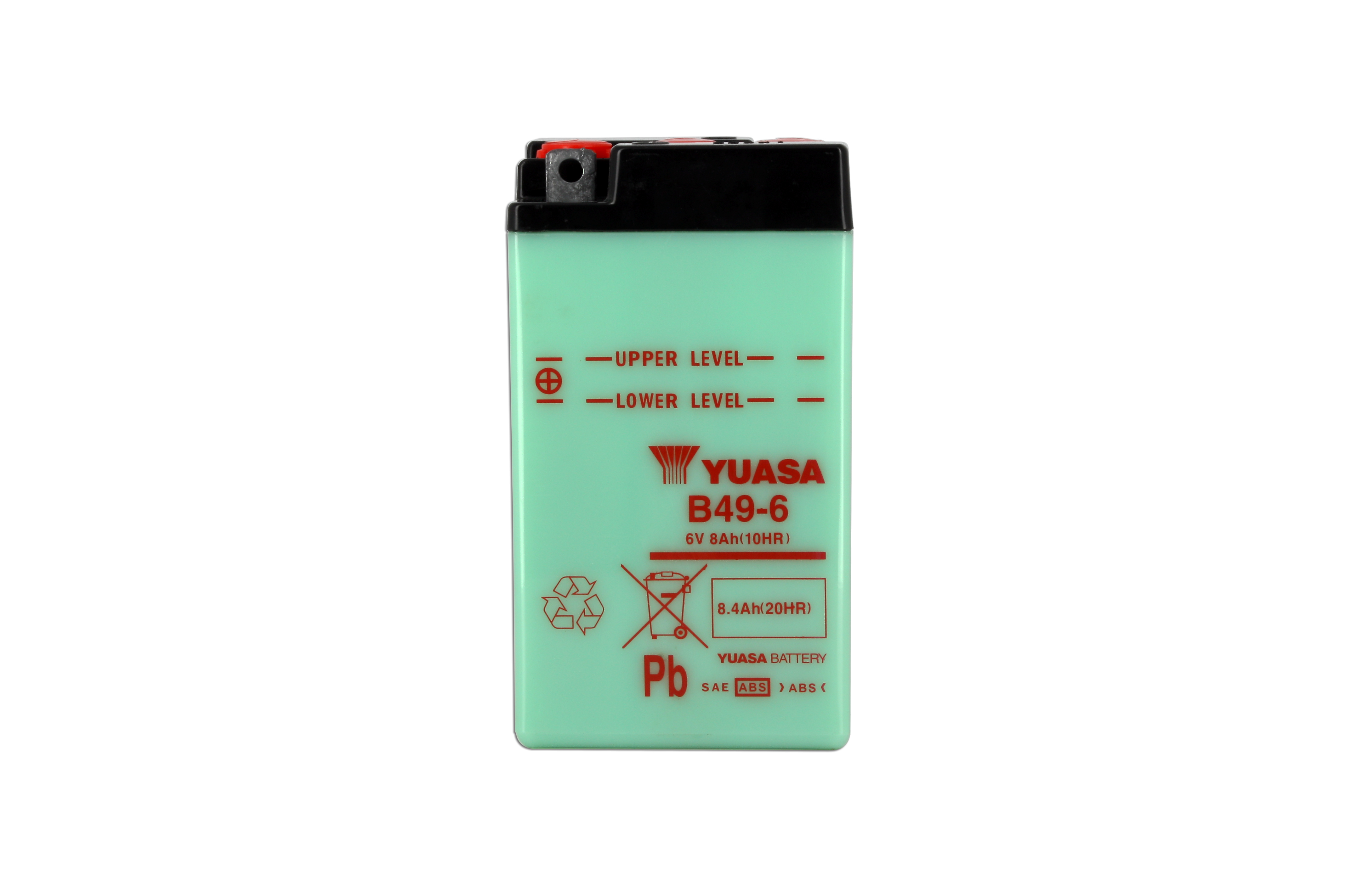 Batterie Yuasa B49-6 Conventionnelle avec Entretien - Livrée sans Acide - vue 2