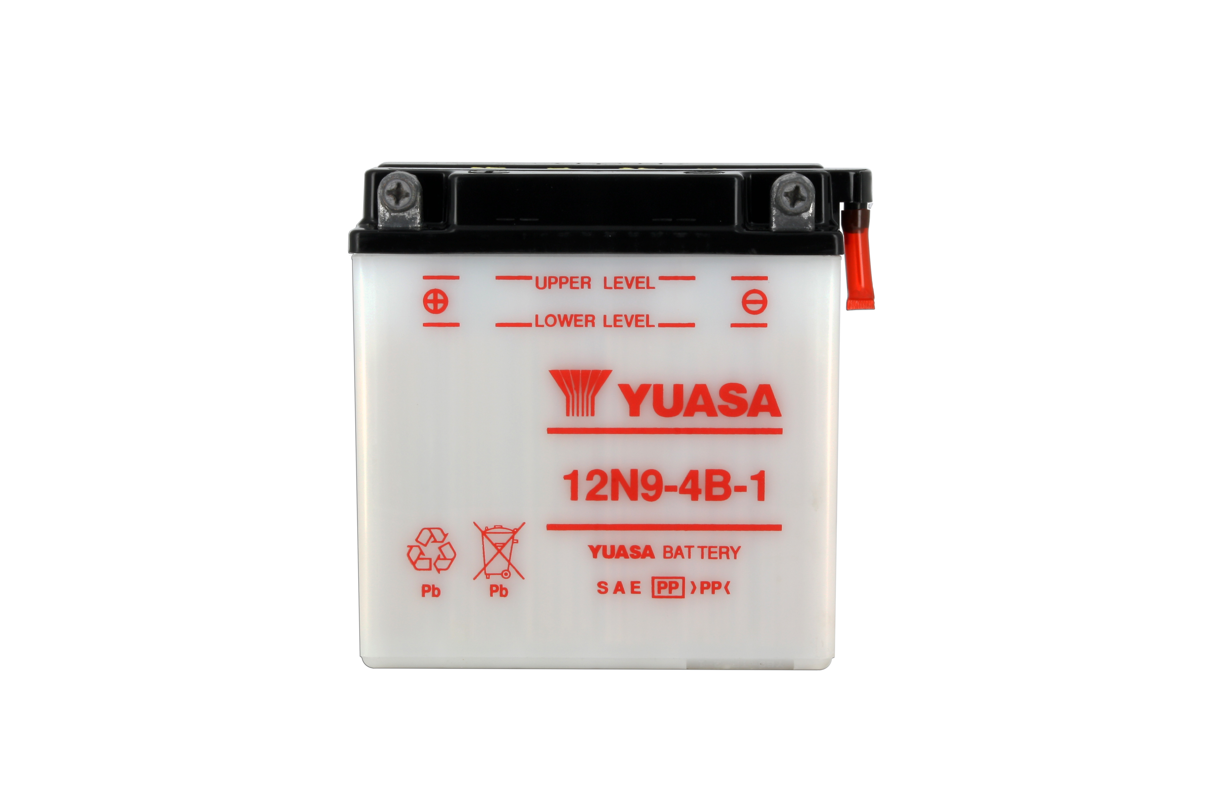 Batterie Yuasa 12N9-4B-1 conventionnelle avec entretien - vue 3