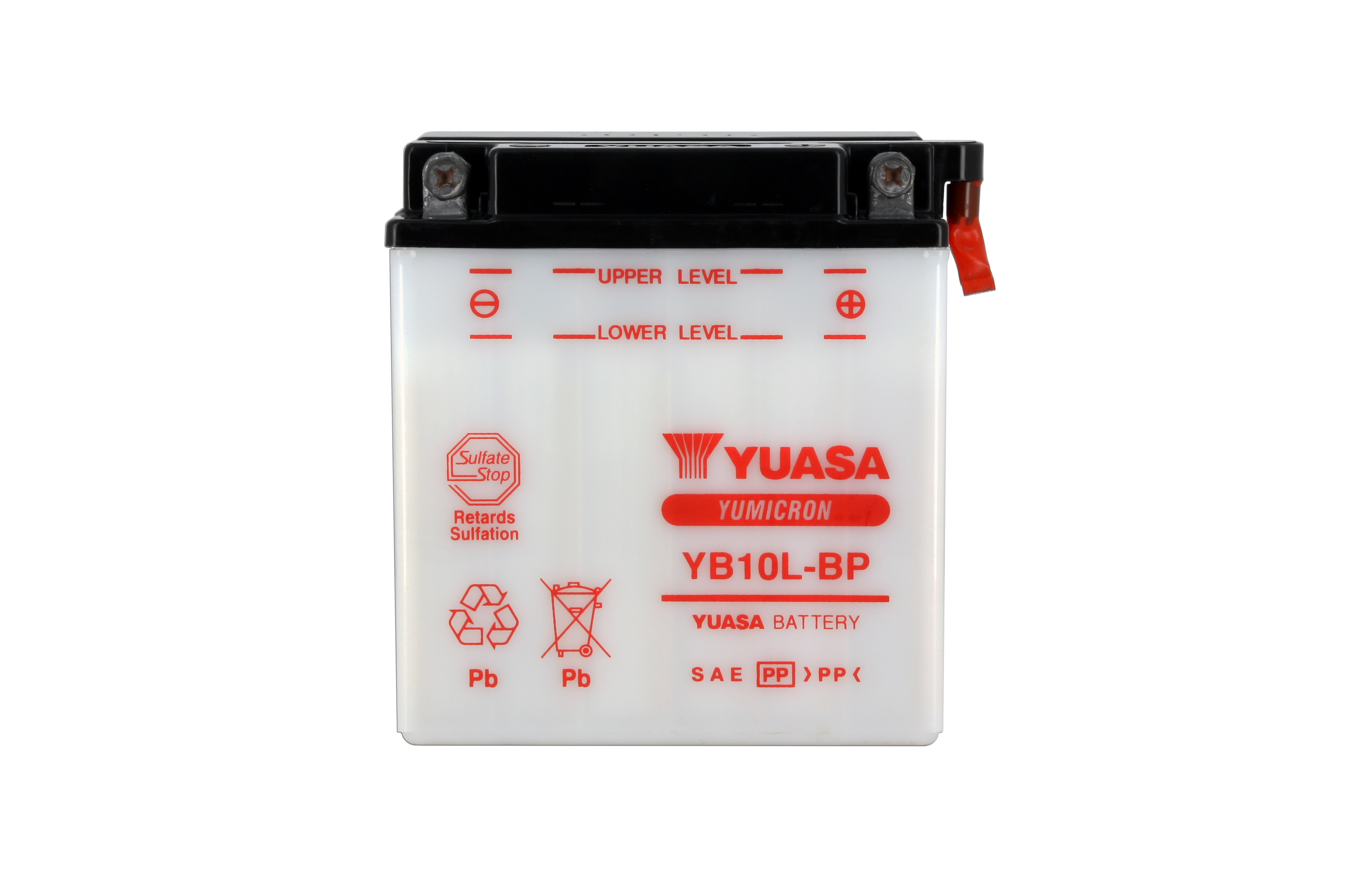 Batterie Yuasa YB10L-BP conventionnelle avec entretien - vue 6