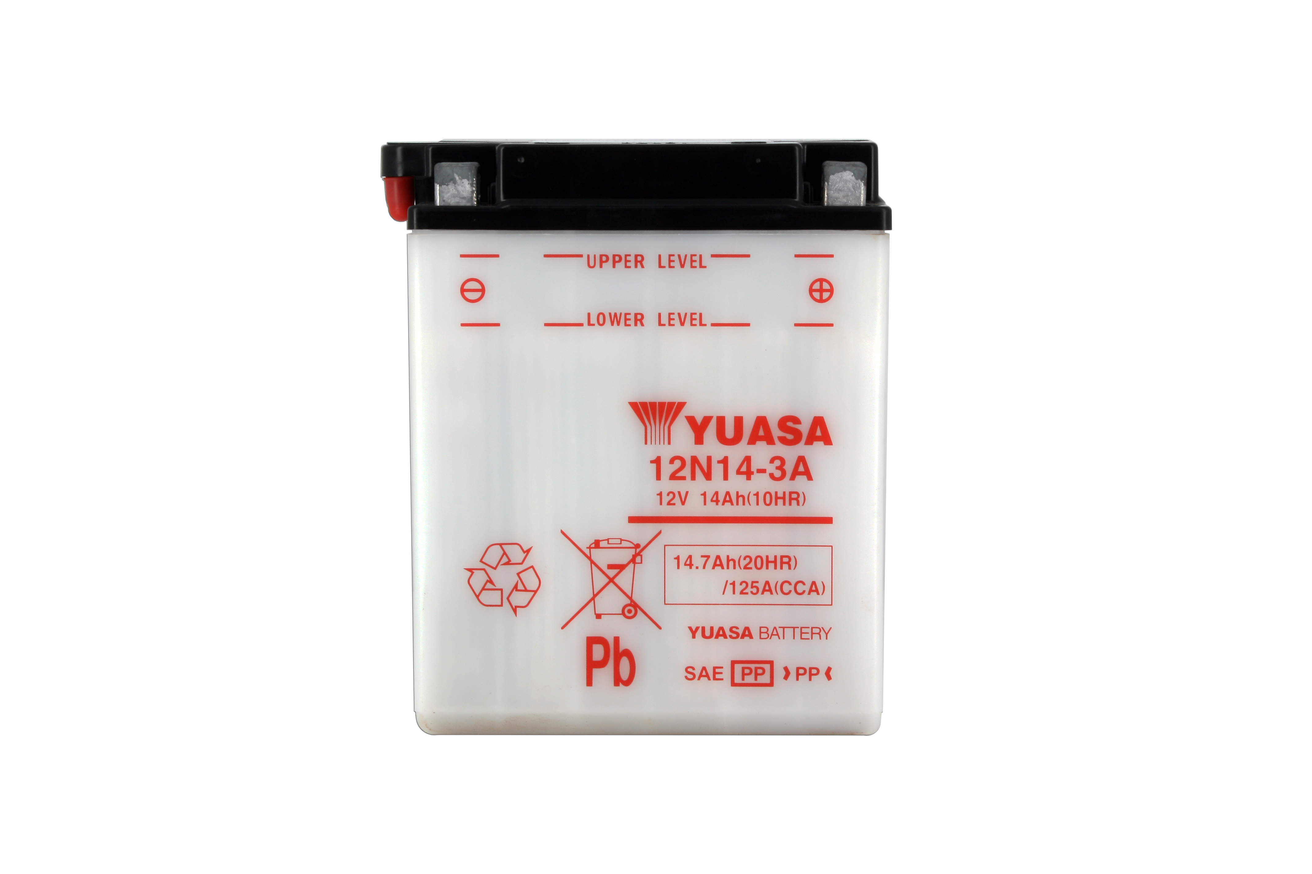 Batterie Yuasa 12N14-3A Conventionnelle avec Entretien
