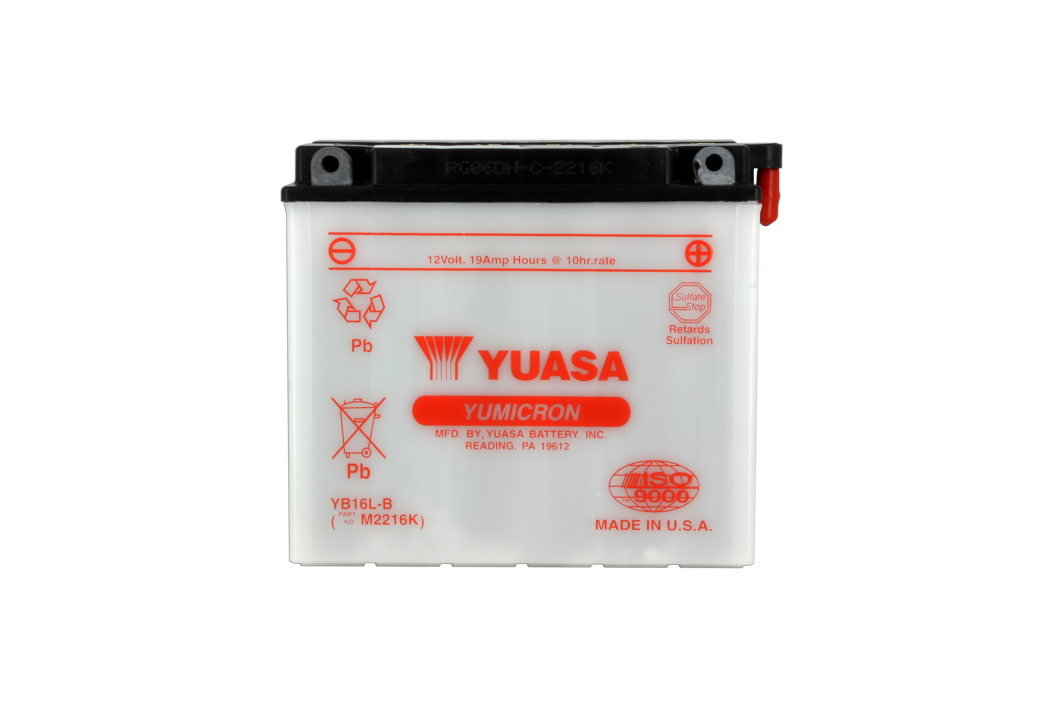 Batterie YB16L-B Conventionnelle Avec Entretien - Livrée Sans Acide - vue 4