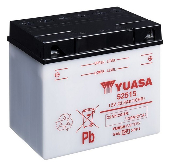 Batterie Yuasa 52515 conventionnelle avec entretien - Livrée sans acide - vue 3