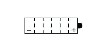 Batterie Yuasa 53030 conventionnelle avec entretien - sans acide - vue 5