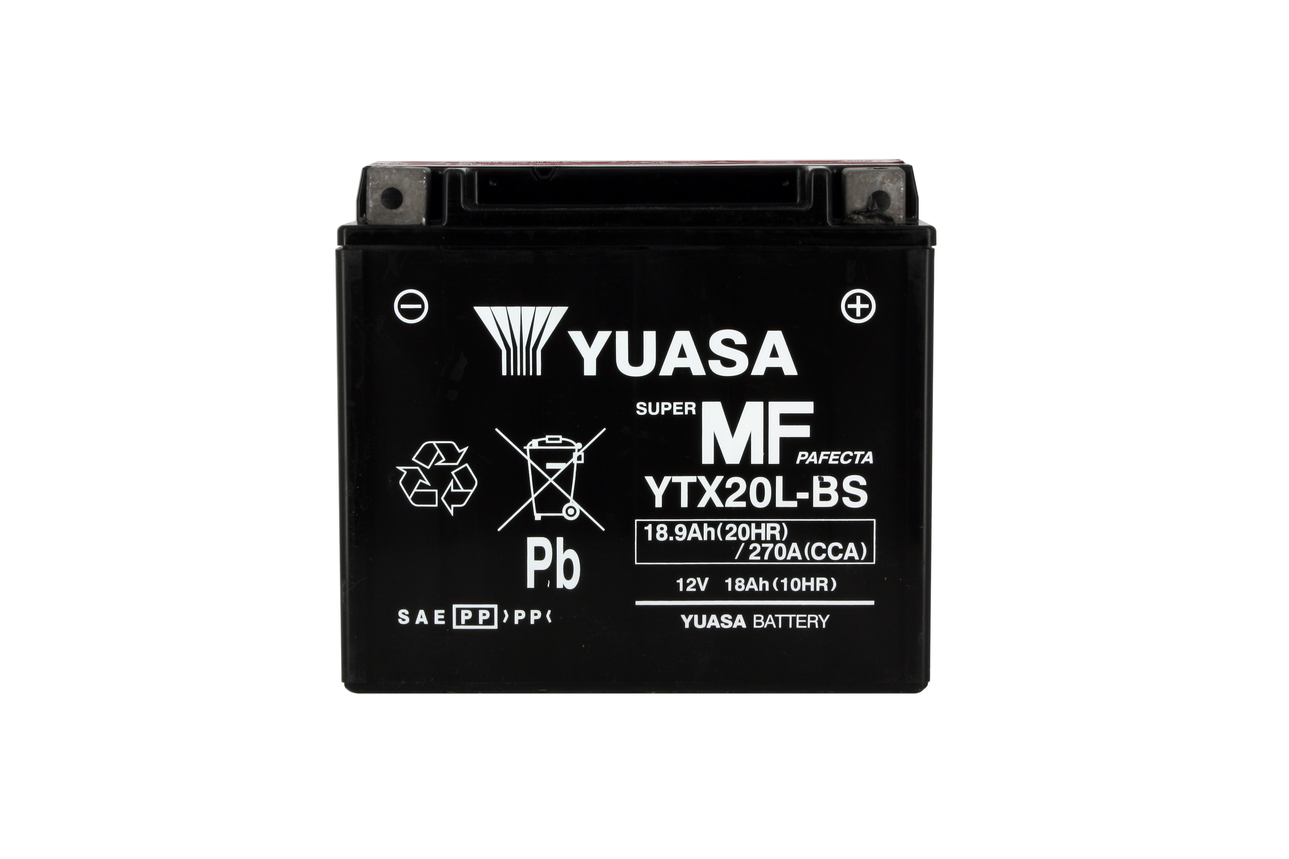 Batterie Yuasa YTX20L-BS AGM sans entretien - vue 6