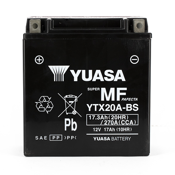 Batterie Yuasa YTX20A-BS AGM sans entretien - vue 2