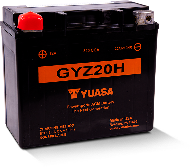 Batterie Yuasa GYZ20H sans entretien AGM - vue 2