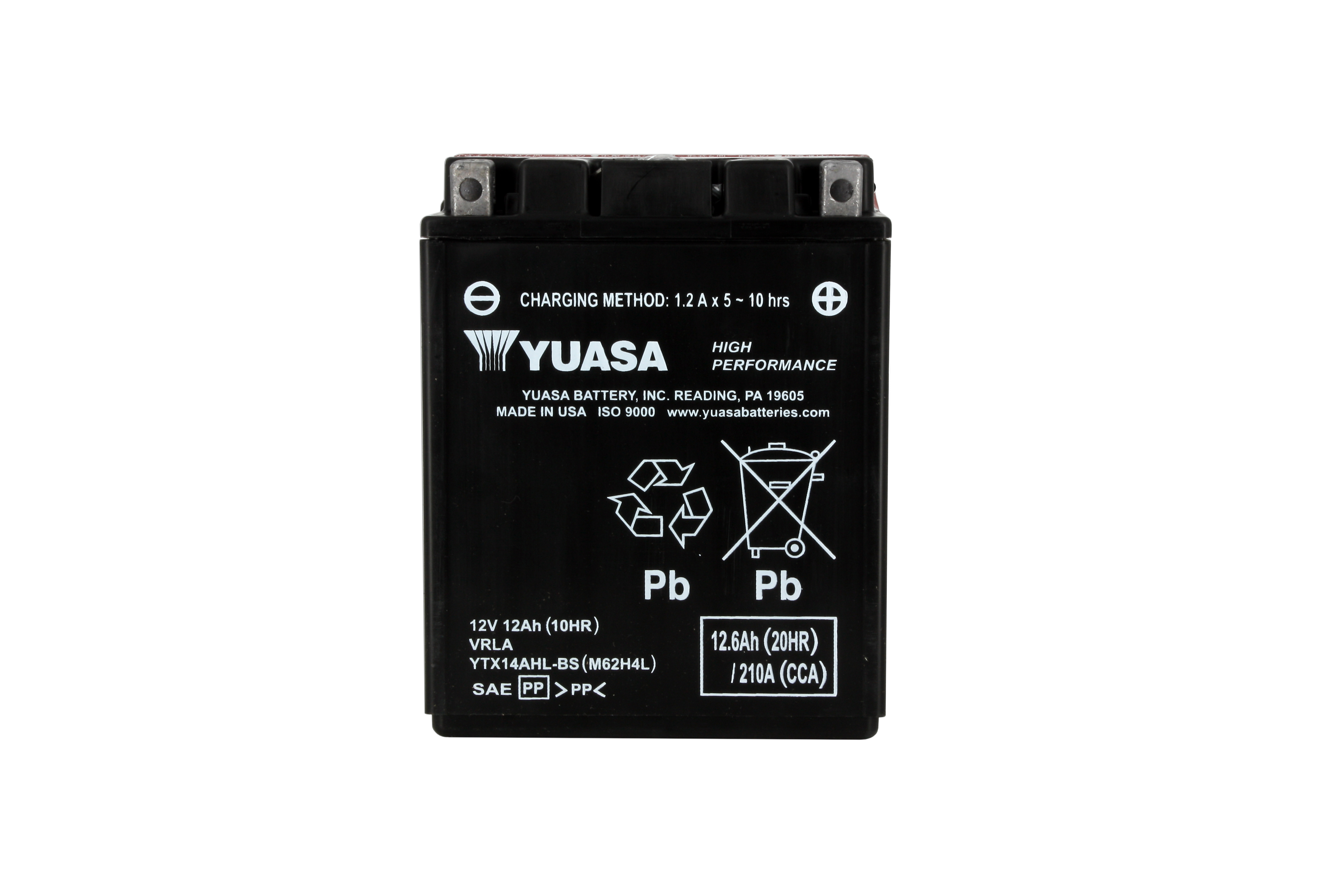 Batterie Yuasa YTX14AHL-BS AGM sans entretien