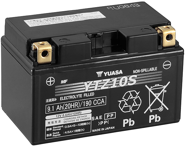 Batterie Yuasa YTZ10-S SLA-AGM sans entretien - vue 6