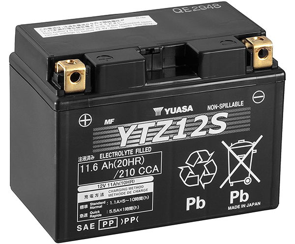 Batterie Yuasa YTZ12-S SLA-AGM sans entretien - vue 6