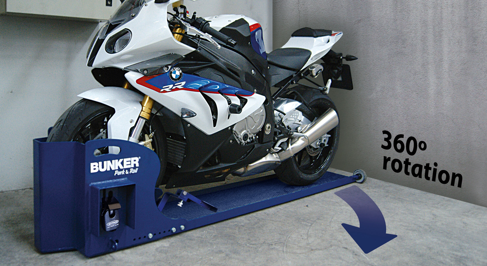 Artago Bunker Park & Roll - Sabot moto - vue 2