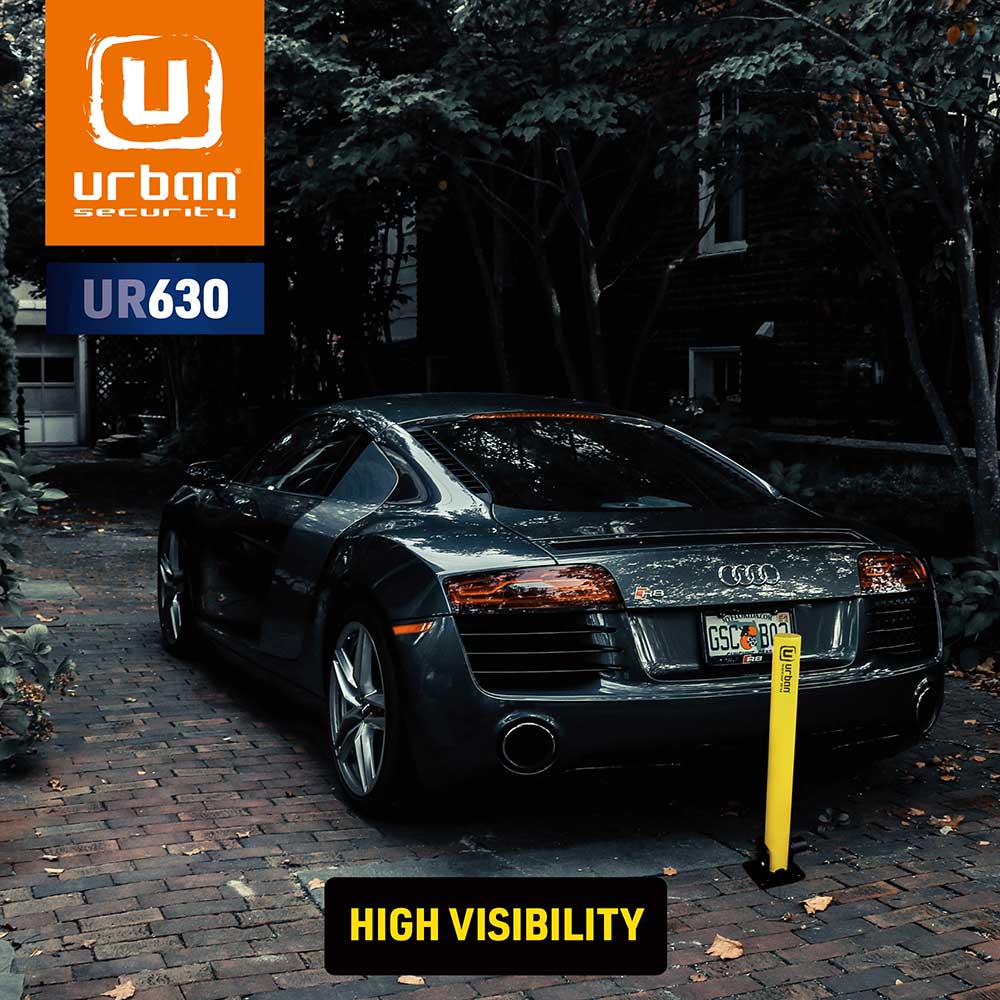 Antivol Urban Barrière rabattable Poteau parking avec serrure universelle - vue 4
