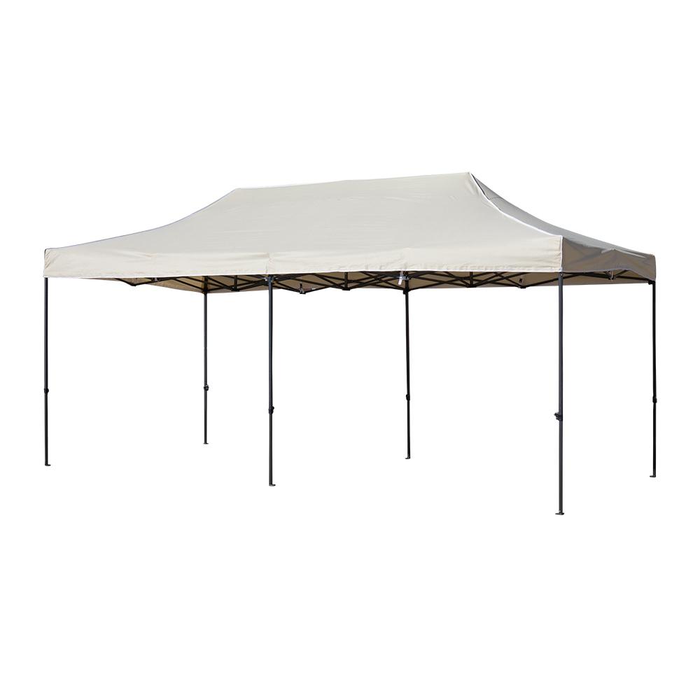 Barnum 6m x 3m Beige Structure Acier Toile Polyester 800D Sifam - vue 3