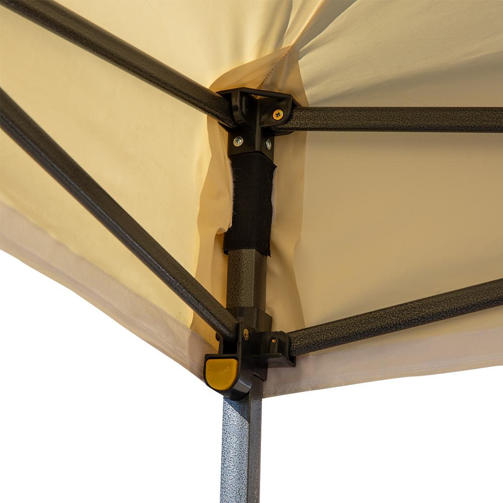 Barnum 6m x 3m Beige Structure Acier Toile Polyester 800D Sifam - vue 7