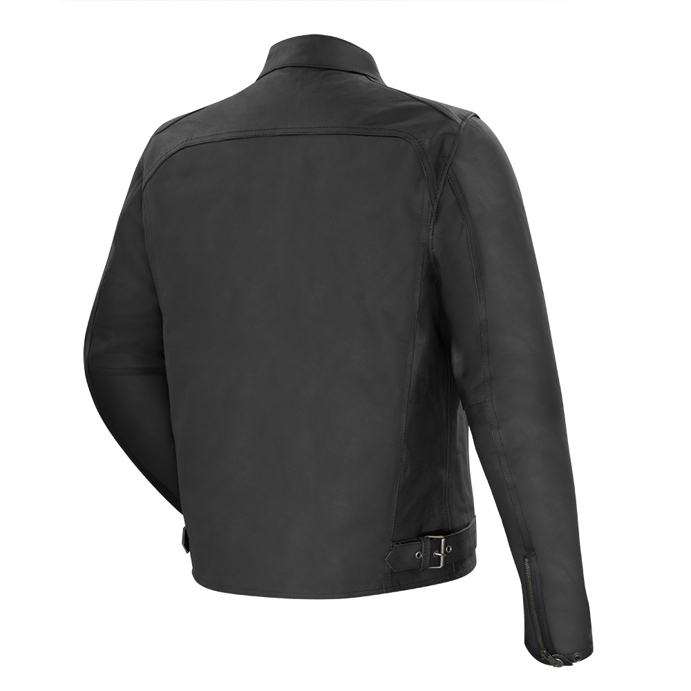 Blouson cuir homme Gasoline Veracity noir 3XL - vue 2