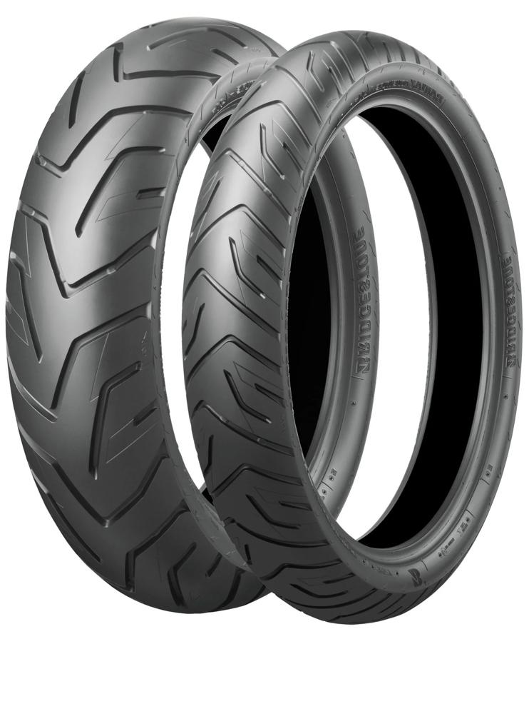 Pneu arrière Bridgestone Battlax A41 90/90-21 54V TL - vue 2
