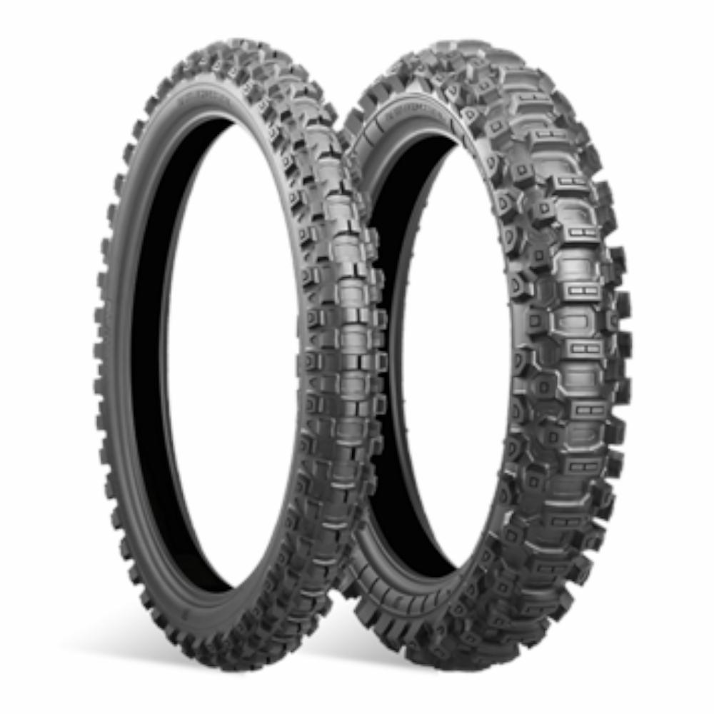 Pneu arrière Bridgestone Battlcross X31 80/100-21 NHS 51M TT - vue 6