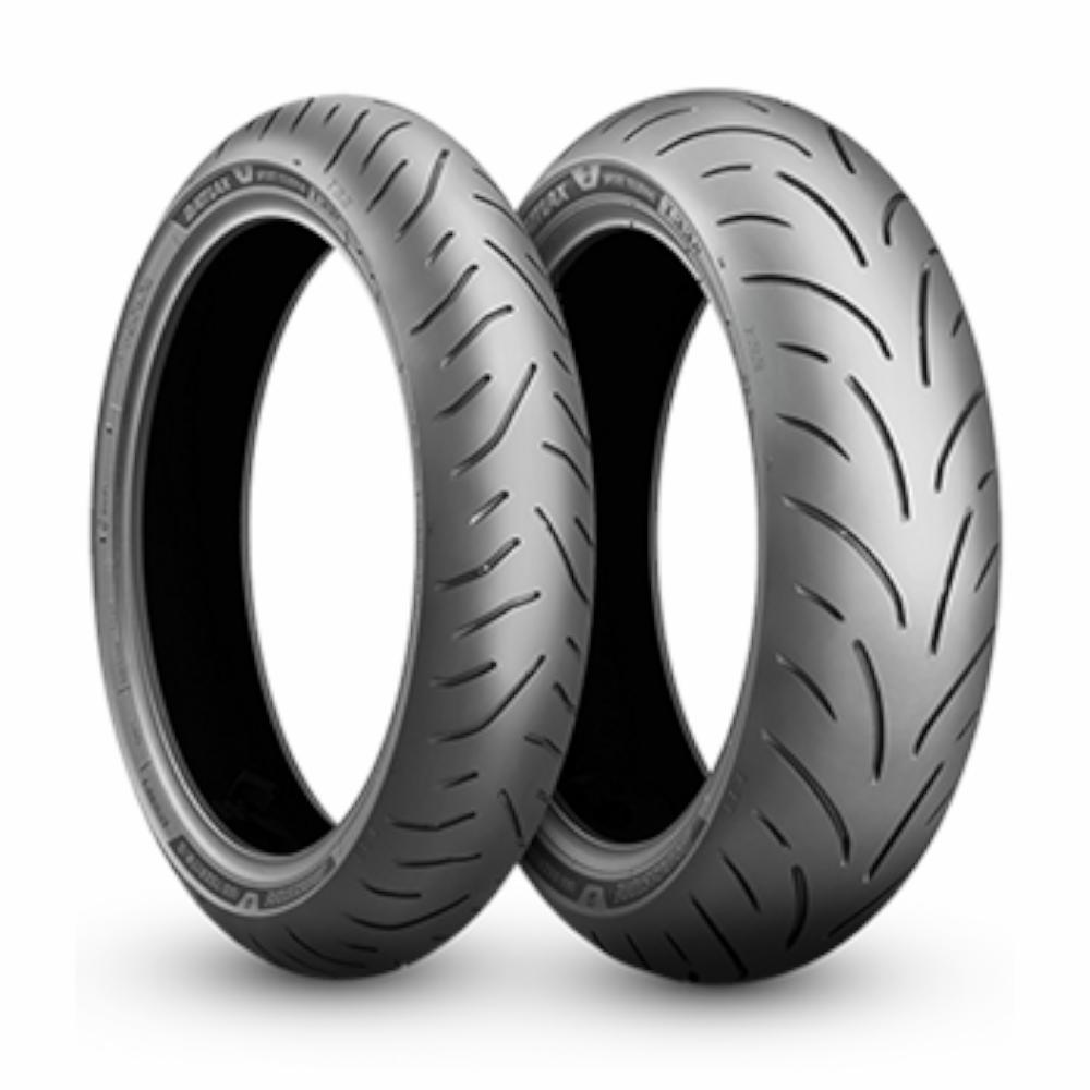 Pneu arrière Bridgestone Battlax Sport Touring T33 190/55 ZR 17 (75W) TL - vue 3
