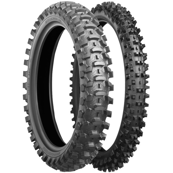 Pneu arrière Bridgestone 100/90-19 TT 57M X10R - vue 2