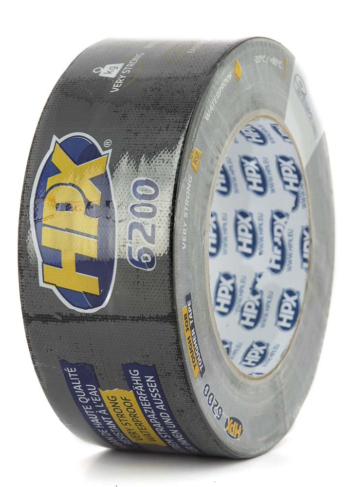 Ruban toile adhésif HPX noir 48 mm x 25 m - vue 2
