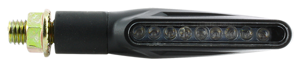 Paire de mini clignotants LED oblongs noirs Sifam - vue 2