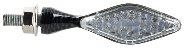 Paire de mini clignotants Losange à LED Look Carbone Sifam - vue 2