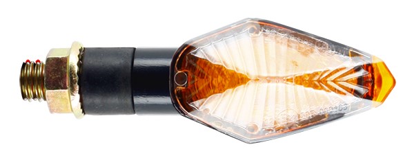 Paire de mini clignotants LED Losange noir Sifam - vue 2