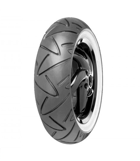 Pneu arrière Continental 120/70-12 58P TL Twist White Wall - vue 2