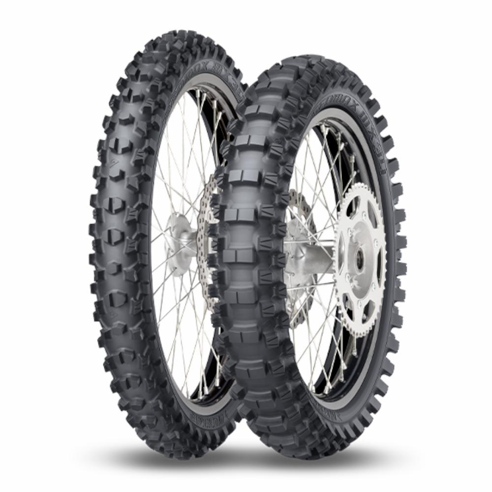 Pneu avant Dunlop Geomax MX34 120/90-18 65M TT - vue 2