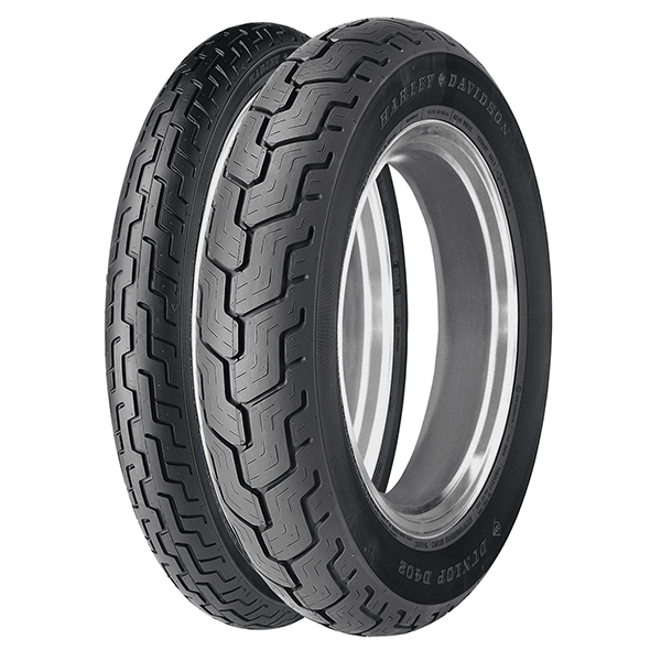 Pneu arrière Dunlop Custom MT90 B 16 74H TL D402 - vue 2