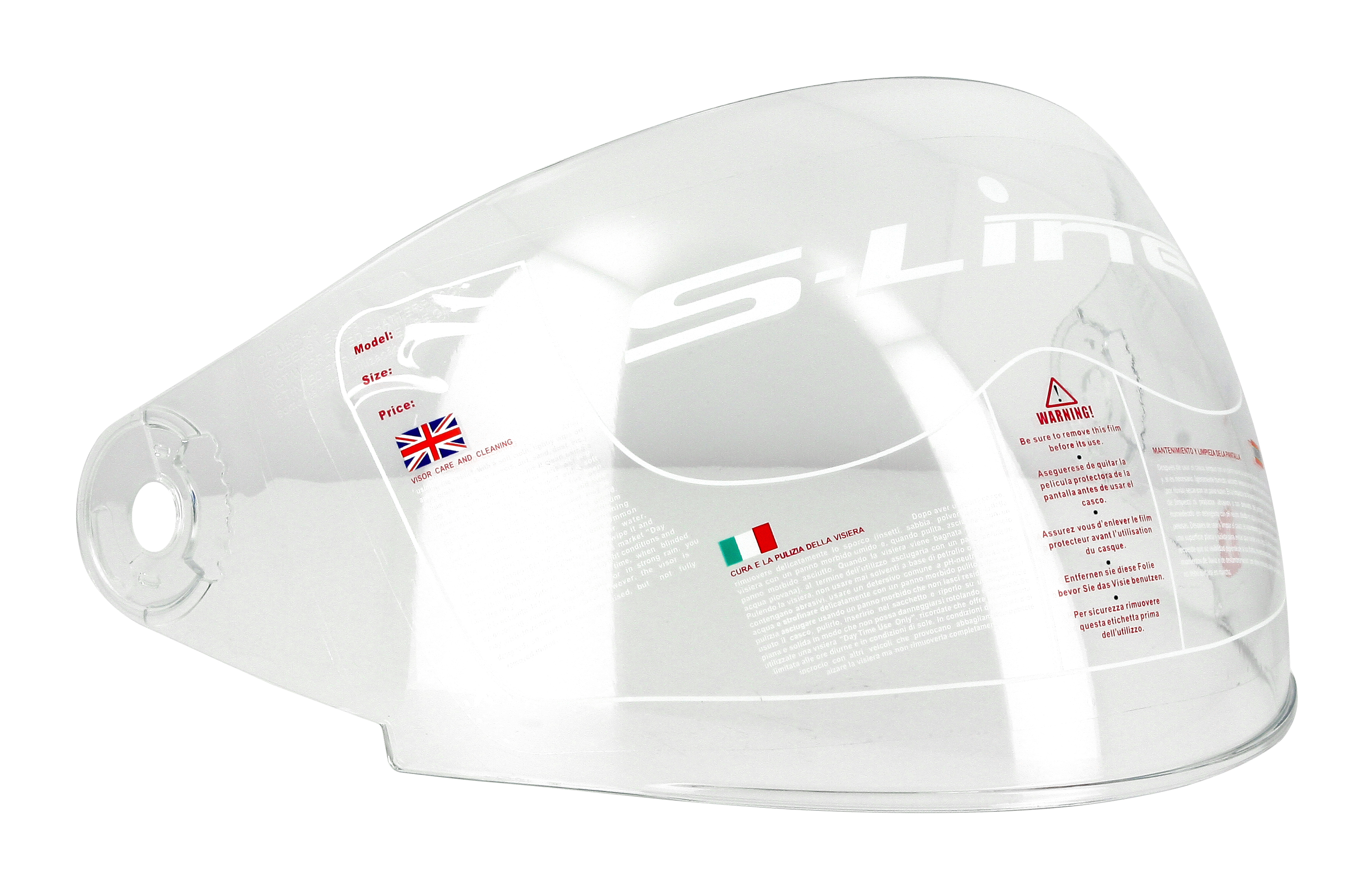 Visière transparente S-Line pour casque demi-jet S700