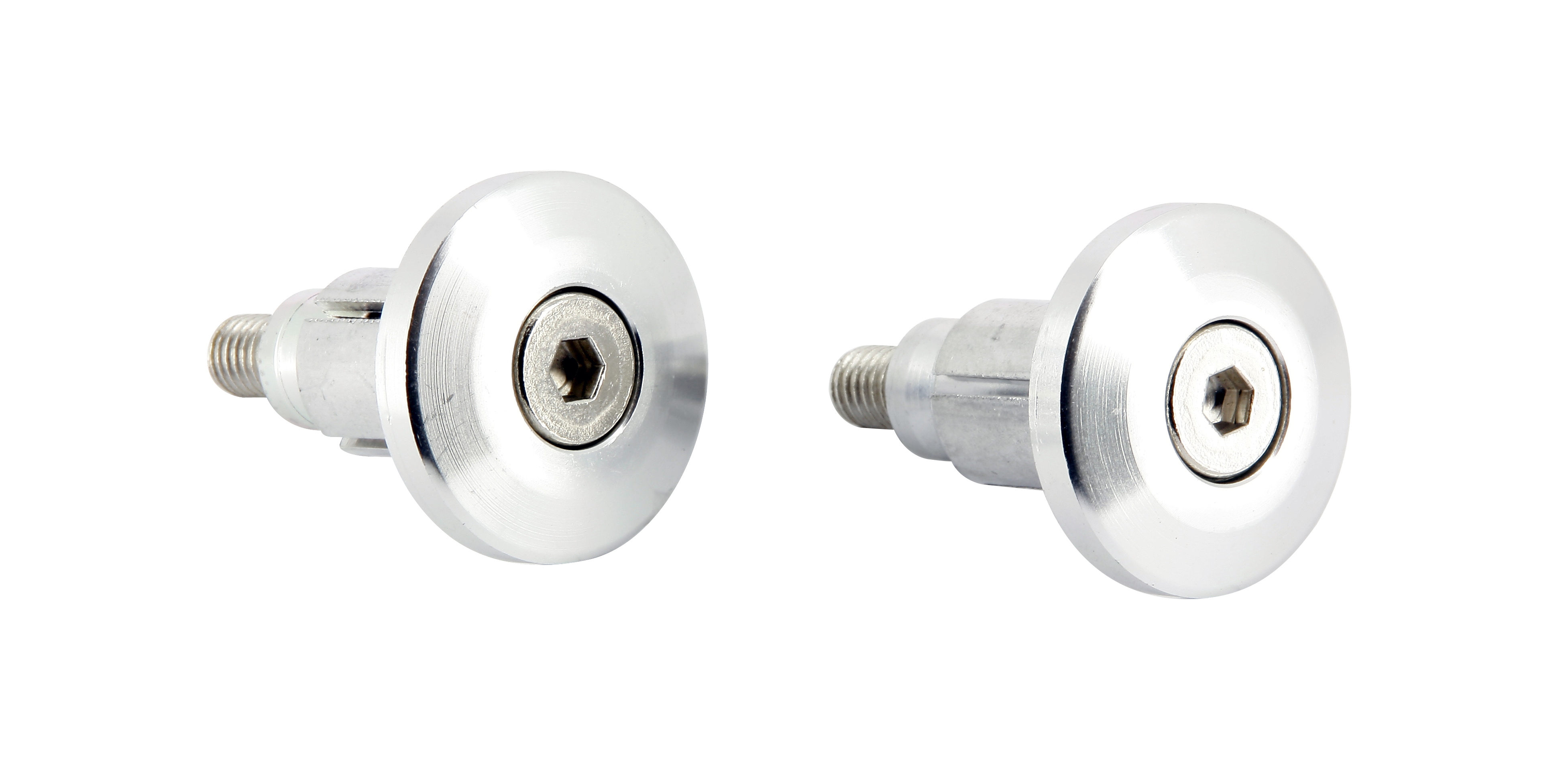 Embouts de guidon plats Ø 13 et 17 anodisés aluminium Sifam