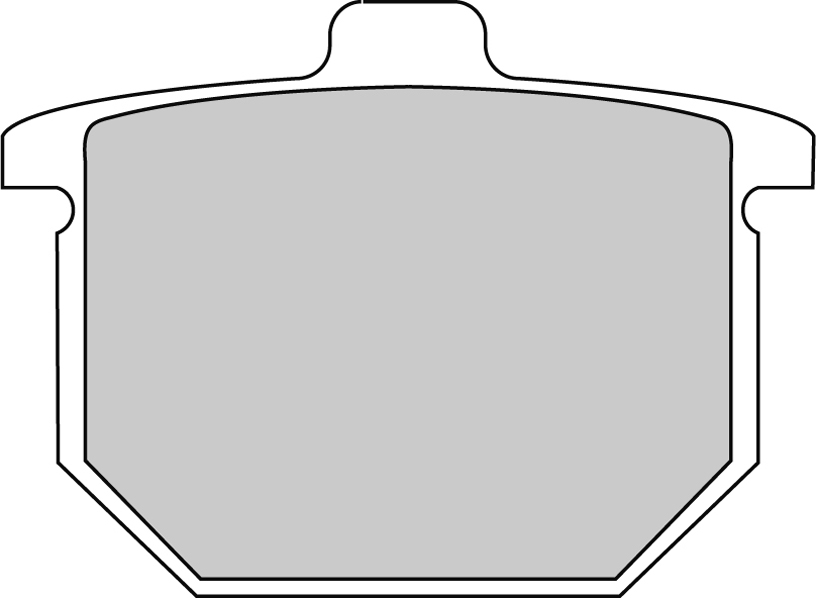 Plaquette de frein semi-métal Platinum route/tout-terrain Ferodo R90 - vue 2