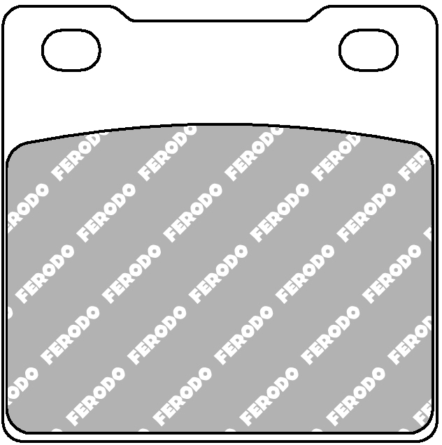 Plaquette de frein semi-métal Platinum route/tout-terrain Ferodo R90 - vue 2