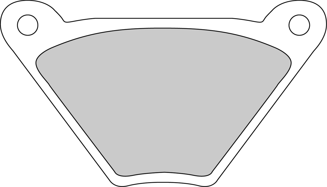 Plaquette de frein semi-métal Platinum Route/Off Road R90 Ferodo - vue 2