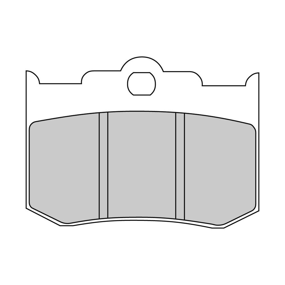 Plaquette de frein semi-métal Platinum Route/Off Road R90 Ferodo - vue 2