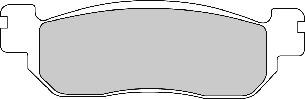Plaquette de frein semi-métal Eco-Friction Route R90 Ferodo - vue 2