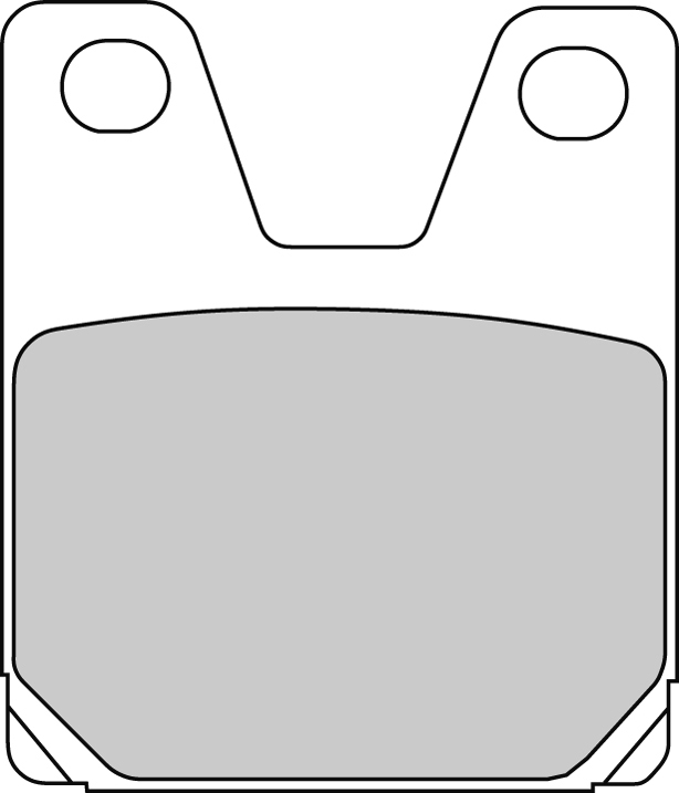 Plaquette de frein Ferodo Métal fritté Sinter Grip Road R90 - vue 2