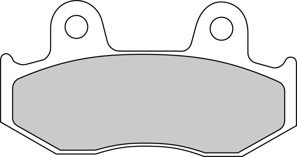 Plaquette de frein avant semi-métal Eco-Friction Route Ferodo R90 - vue 2
