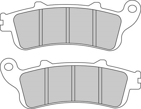 Plaquette de frein Ferodo Semi-Métal Eco-Friction Route R90 - vue 2
