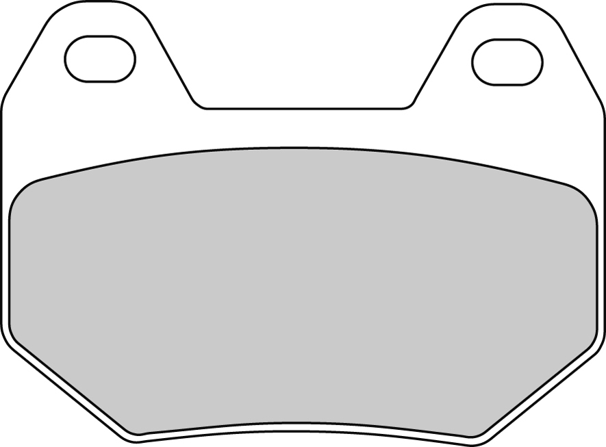 Plaquette de frein semi-métal Platinum Route/Off Road R90 Ferodo - vue 2