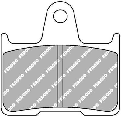 Plaquette de frein avant semi-métal Eco-Friction Route Ferodo R90 - vue 2