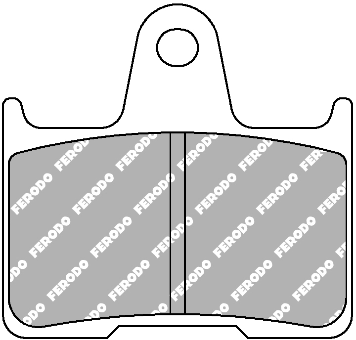 Plaquette de frein Ferodo Métal Fritté Sinter Grip Road R90 - vue 2